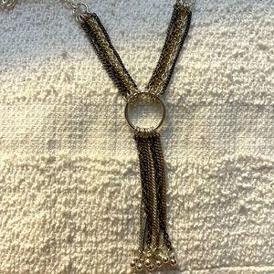 25” Vintage fringe benefits Y chain necklace